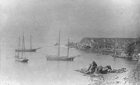 Historic image of Ft. Ross cove